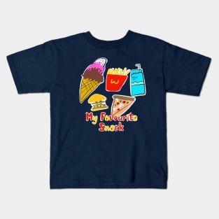 Most Favourite Snack Food Kids T-Shirt